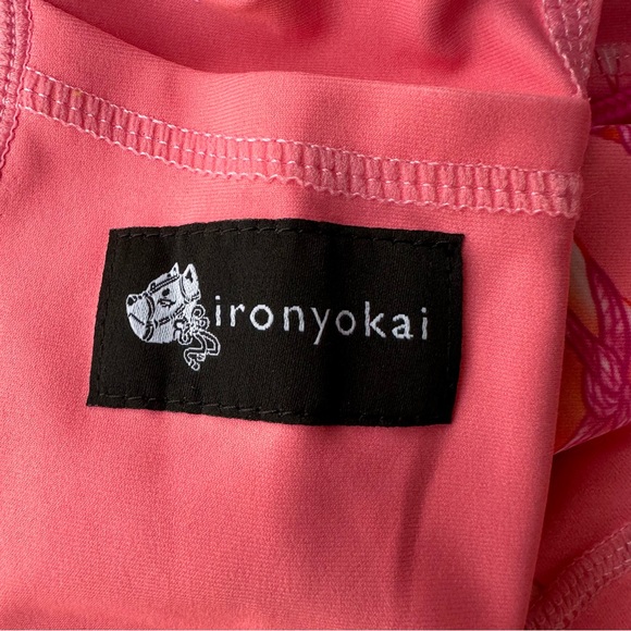 Iron Yokai Shibari Peach side lace leggings size xs - Picture 5 of 7